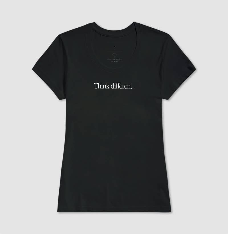 Camiseta Think Differente - Preta