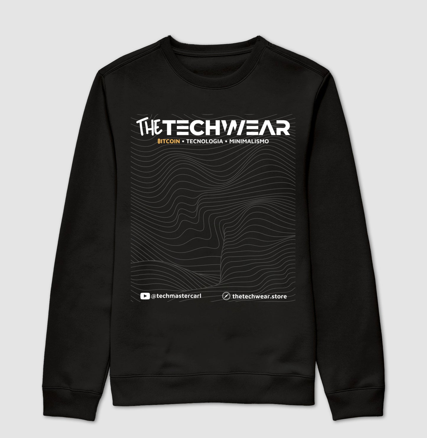 THETECHWEAR SUÉTER MOLETOM - PRETO