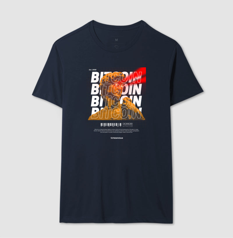 Camiseta Bitcoin Estatua Grega