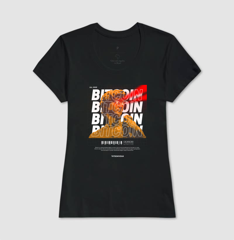 Camiseta Bitcoin Estatua Grega