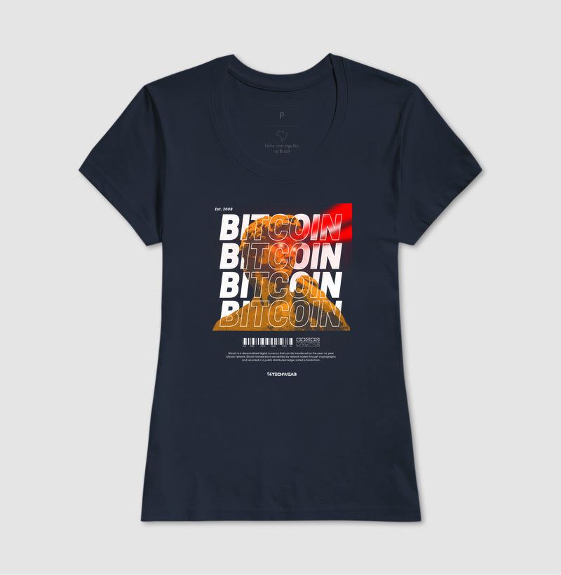 Camiseta Bitcoin Estatua Grega