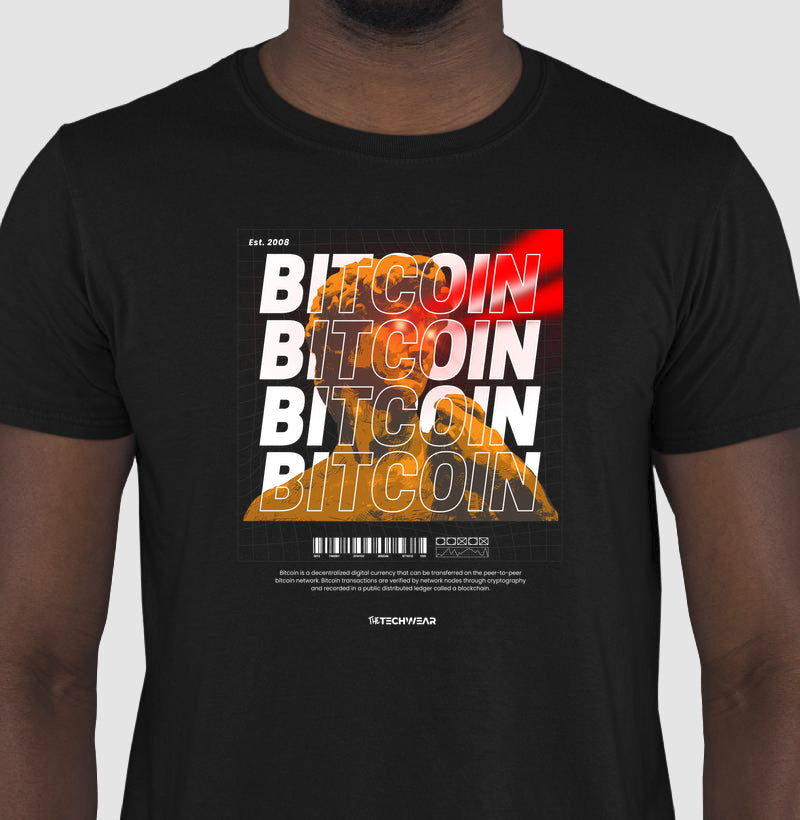 Camiseta Bitcoin Estatua Grega