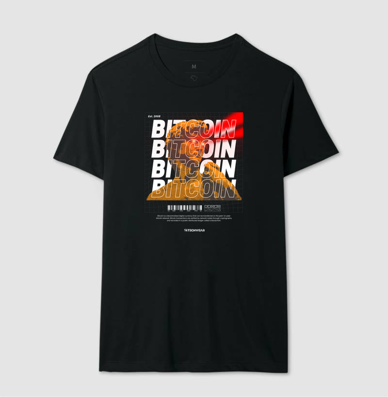 Camiseta Bitcoin Estatua Grega